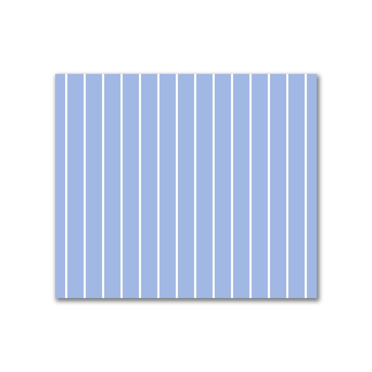 Cotton Sateen Fabric with Fine Off-White Stripes on Blue, FACS-1231-152