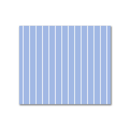 Cotton Sateen Fabric with Fine Off-White Stripes on Blue, FACS-1231-152