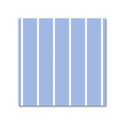 Cotton Sateen Fabric with Fine Off-White Stripes on Blue, FACS-1231-152