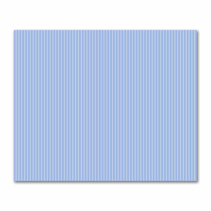 Cotton Sateen Fabric with Fine Off-White Stripes on Blue, FACS-1231-152