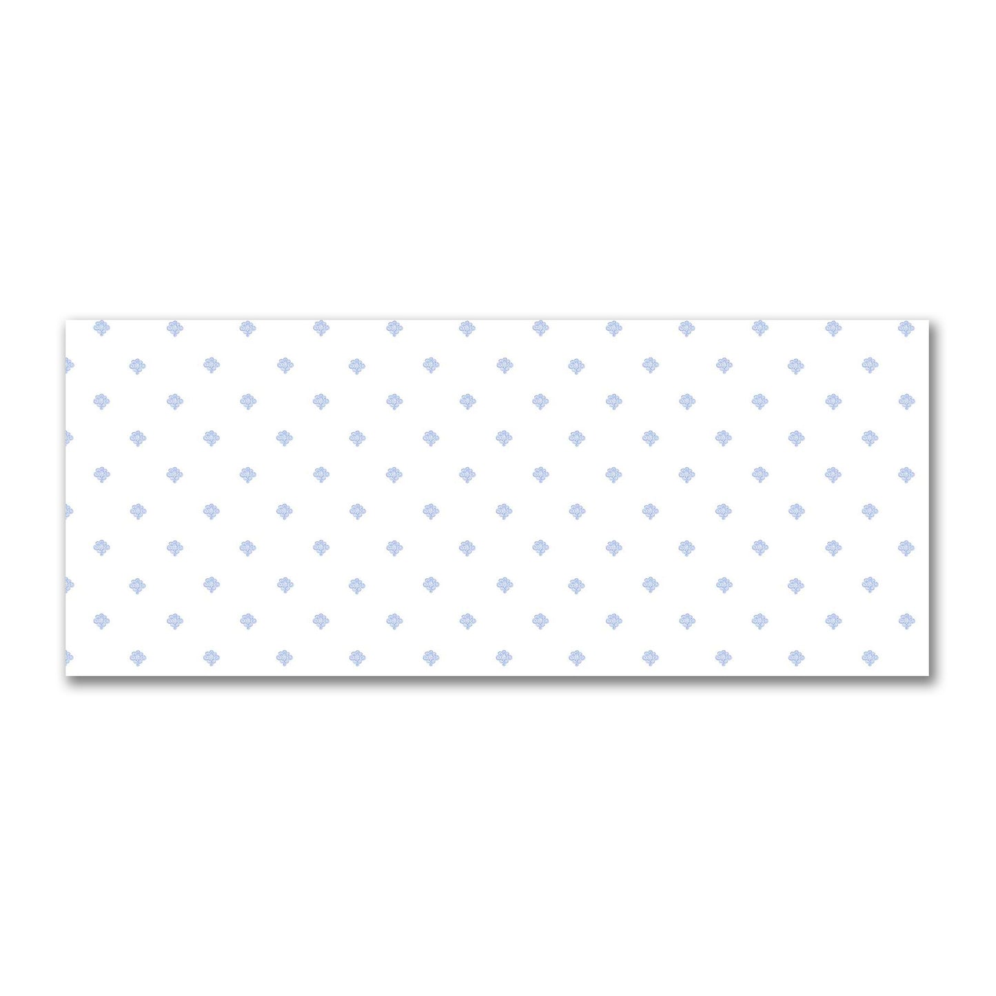 Off-White Cotton Sateen Fabric with Blue Hand-painted Swizzle Motif Print | FACS-1231-171