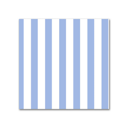 Off-White Cotton Sateen Fabric with Thin Blue Bars, FACS-1231-241