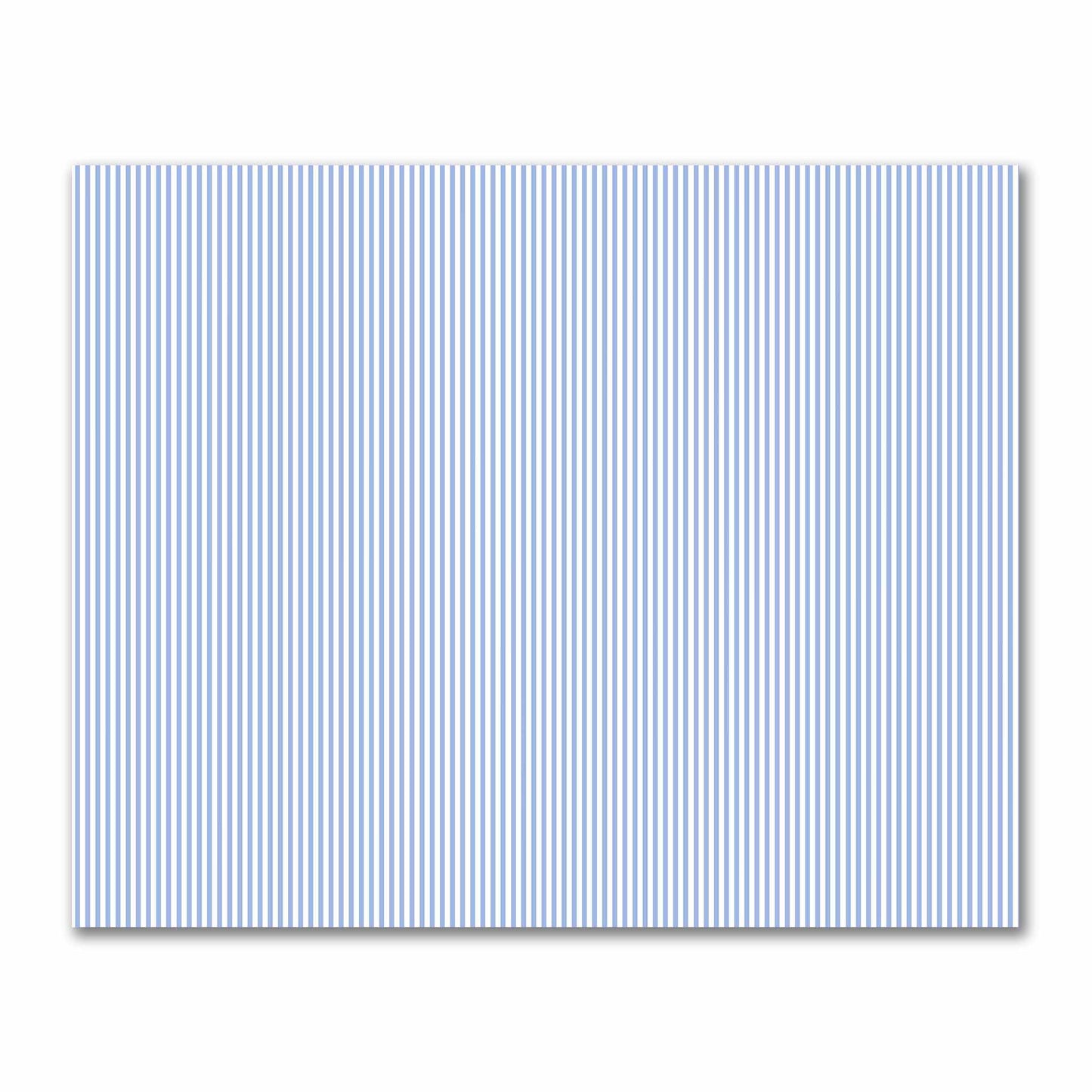 Off-White Cotton Sateen Fabric with Thin Blue Bars, FACS-1231-241