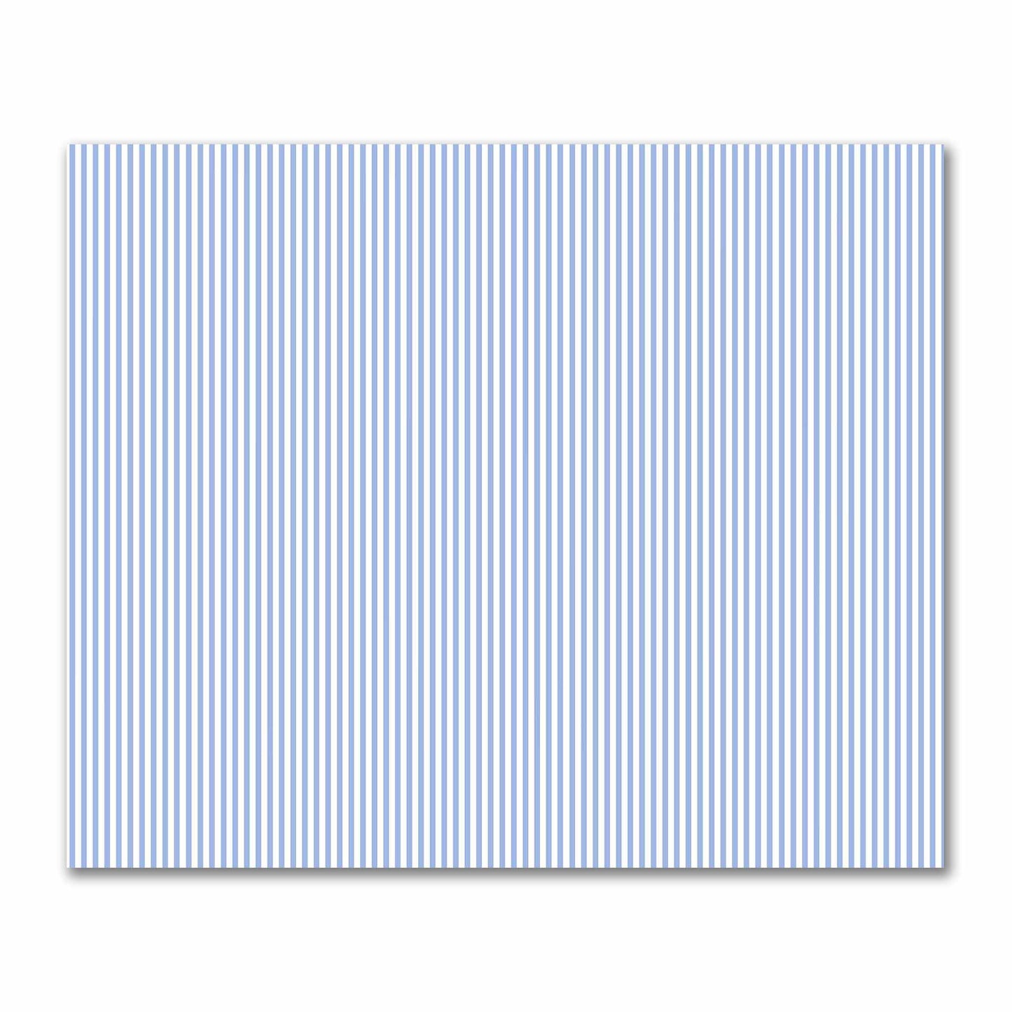 Off-White Cotton Sateen Fabric with Thin Blue Bars, FACS-1231-241