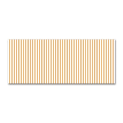 Off-White Cotton Sateen Fabric with Orange Bars, FACS-1232-051