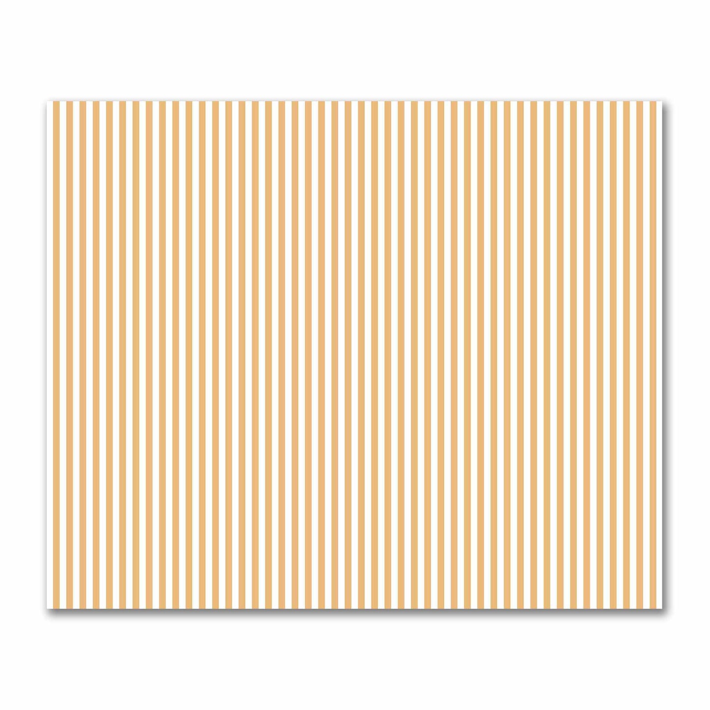 Off-White Cotton Sateen Fabric with Orange Bars, FACS-1232-051