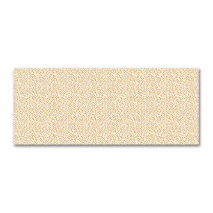 Off-White Cotton Sateen Fabric with Pale Orange Hand-painted Dab Motif Print | FACS-1232-092