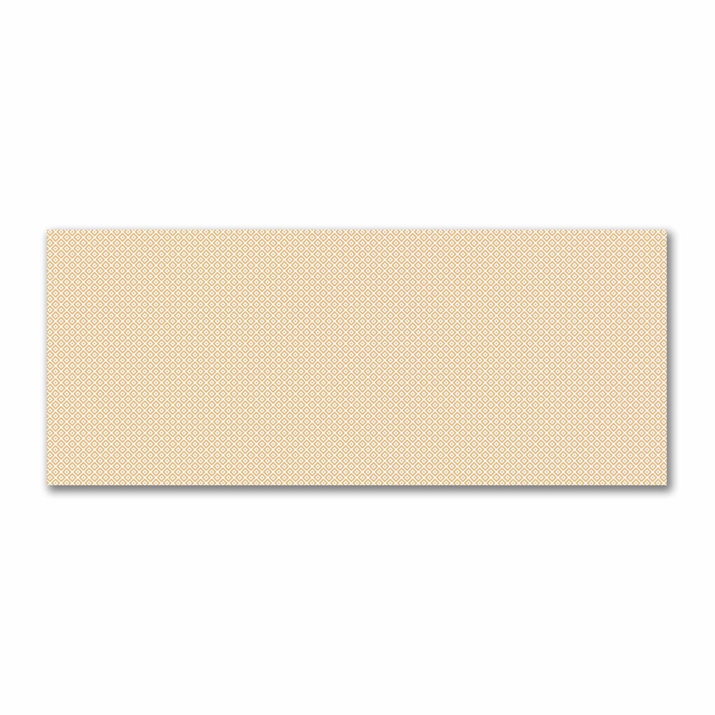 Off-White Cotton Sateen Fabric with Pale Orange Repeating Square Motif Print | FACS-1232-122