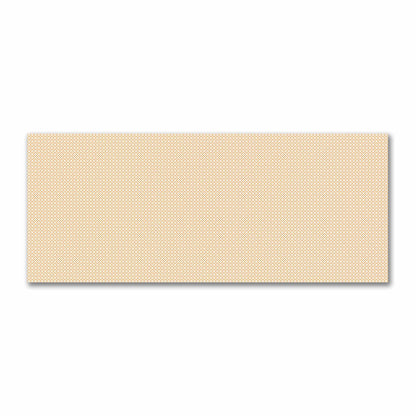 Off-White Cotton Sateen Fabric with Pale Orange Repeating Square Motif Print | FACS-1232-122
