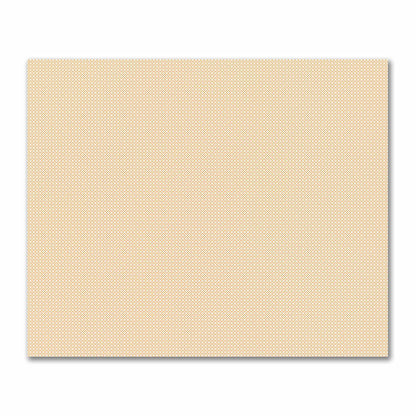 Off-White Cotton Sateen Fabric with Pale Orange Repeating Square Motif Print | FACS-1232-122