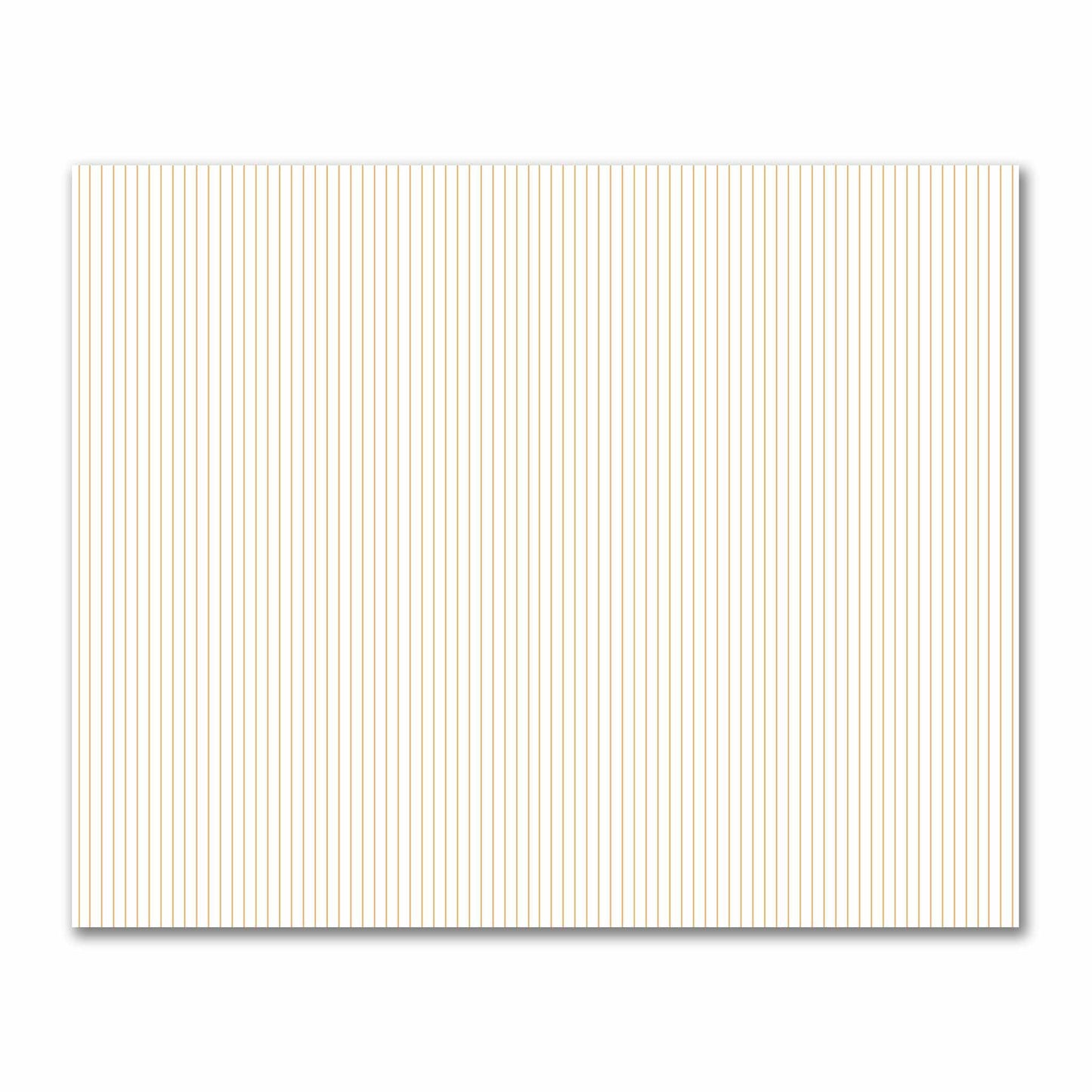 Off-White Cotton Sateen Fabric with Fine Orange Stripes, FACS-1232-151