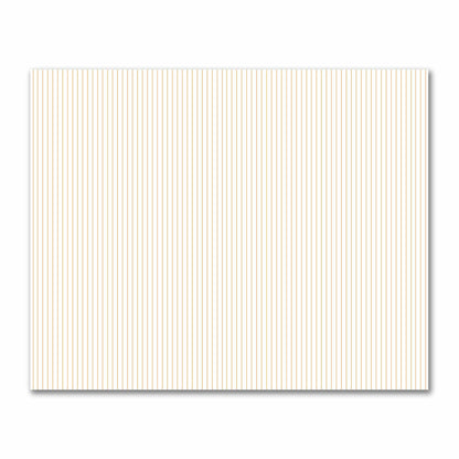 Off-White Cotton Sateen Fabric with Fine Orange Stripes, FACS-1232-151
