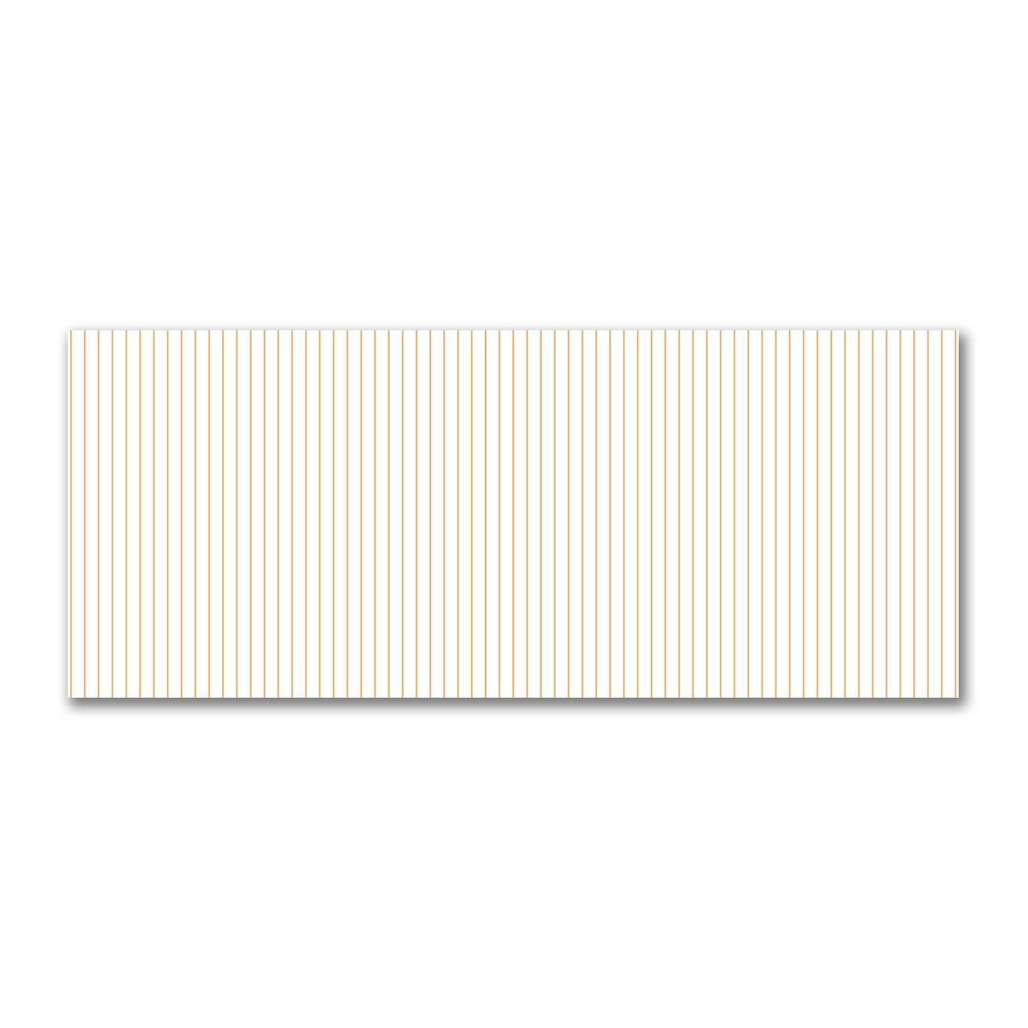 Off-White Cotton Sateen Fabric with Fine Orange Stripes, FACS-1232-151