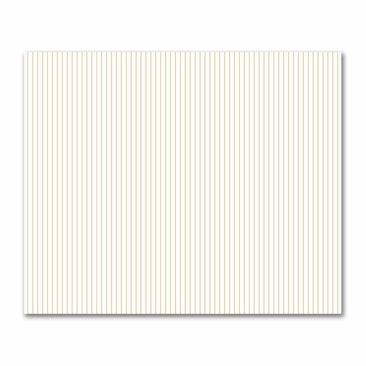 Off-White Cotton Sateen Fabric with Fine Orange Stripes, FACS-1232-151