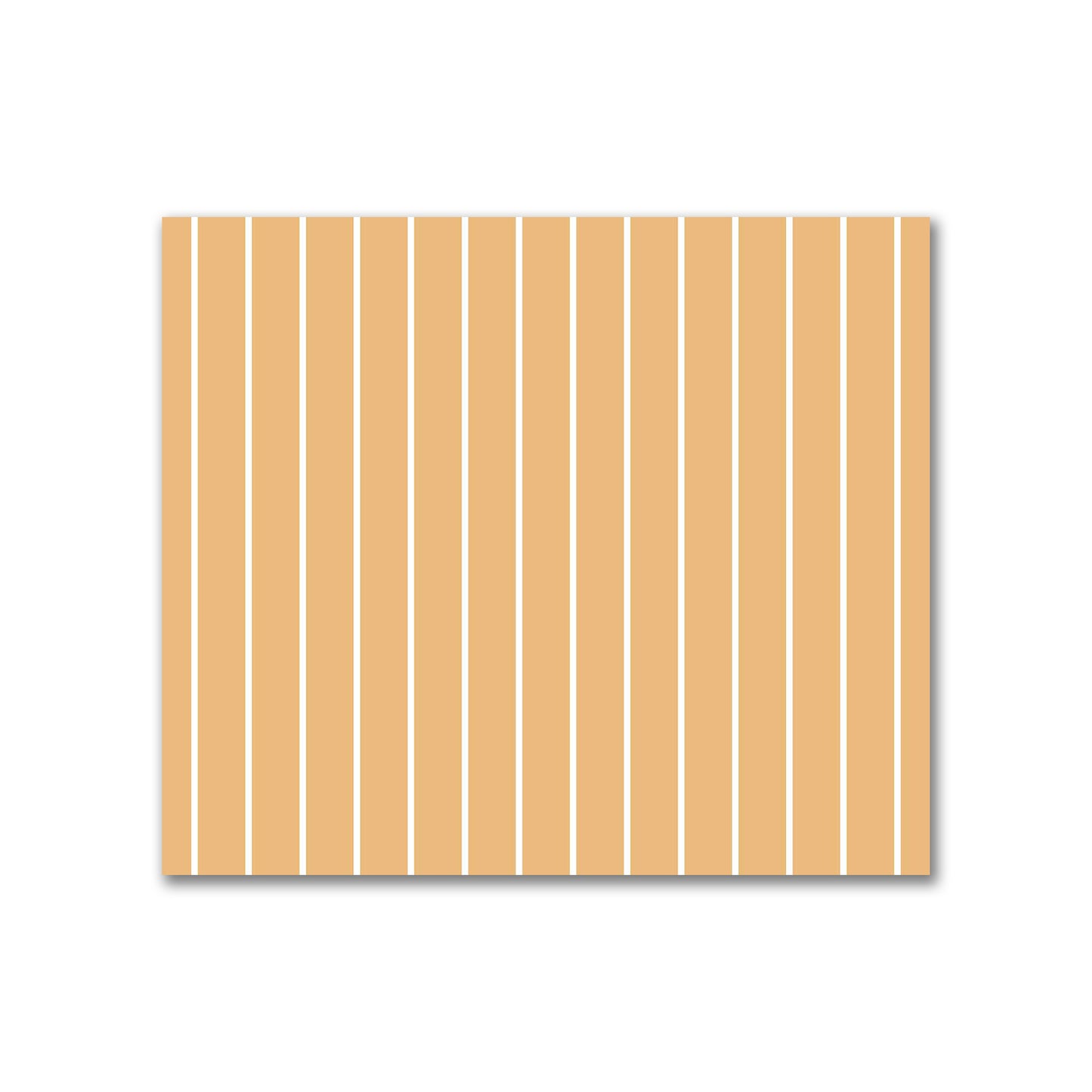 Cotton Sateen Fabric with Fine Off-White Stripes on Orange, FACS-1232-152