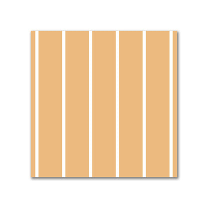 Cotton Sateen Fabric with Fine Off-White Stripes on Orange, FACS-1232-152