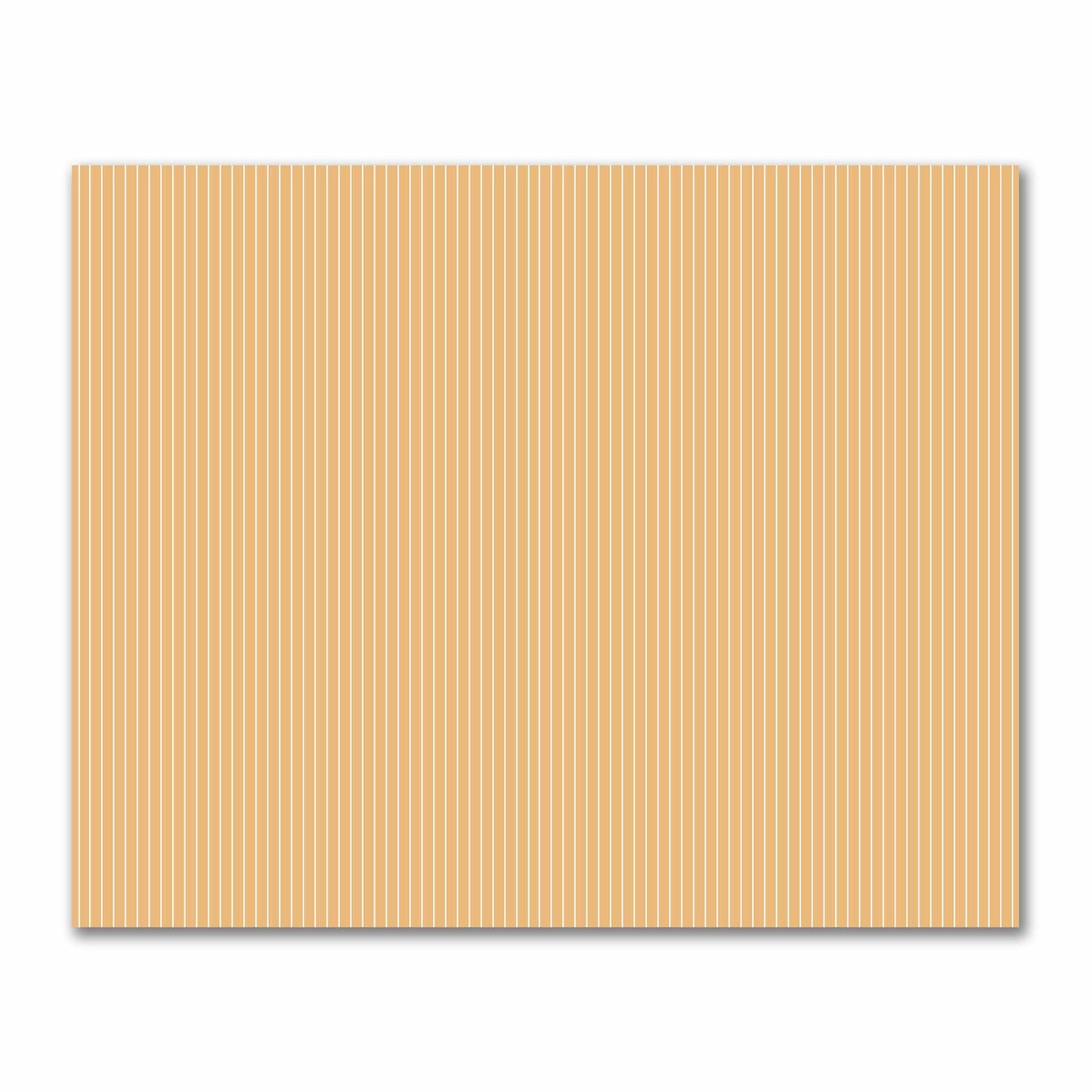 Cotton Sateen Fabric with Fine Off-White Stripes on Orange, FACS-1232-152