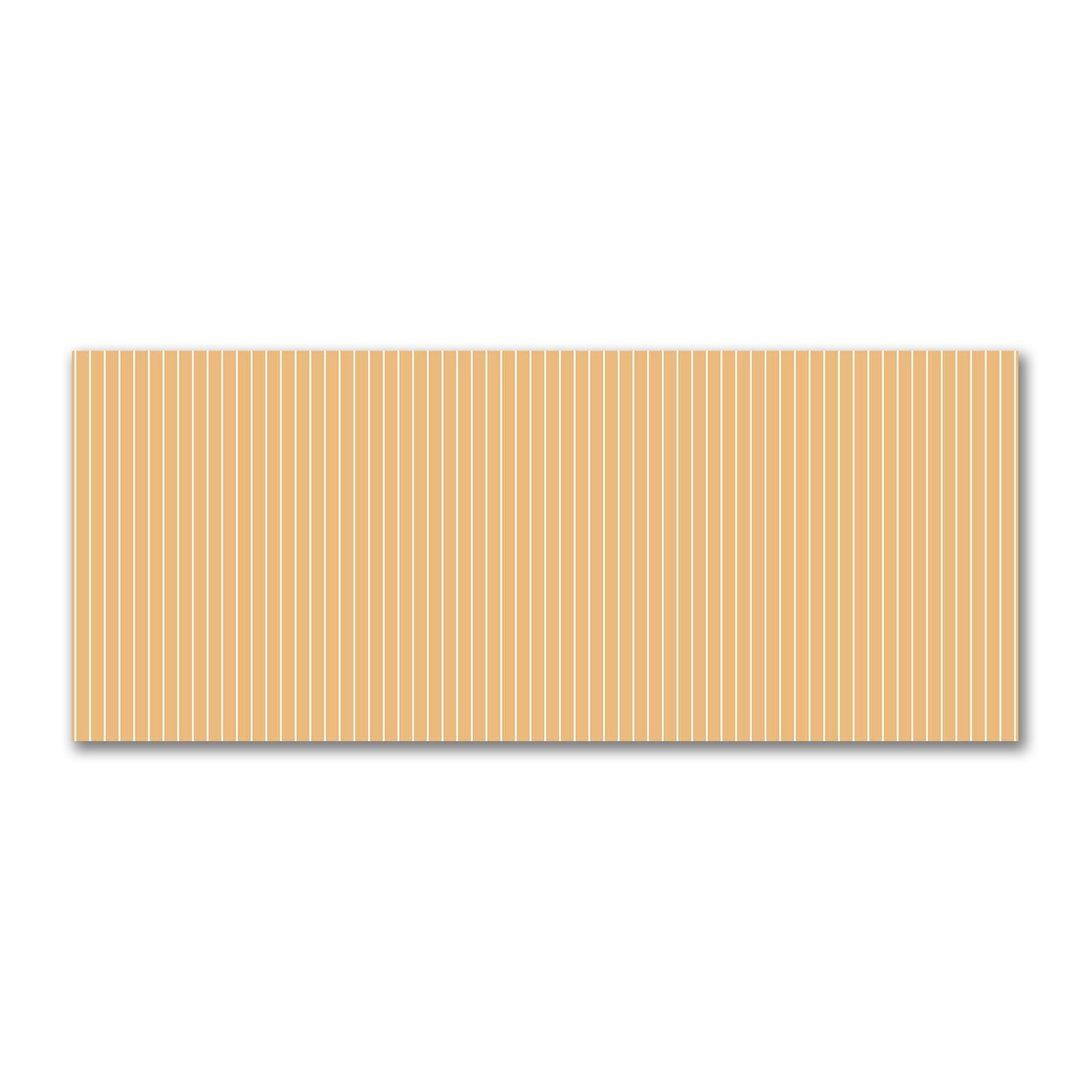 Cotton Sateen Fabric with Fine Off-White Stripes on Orange, FACS-1232-152