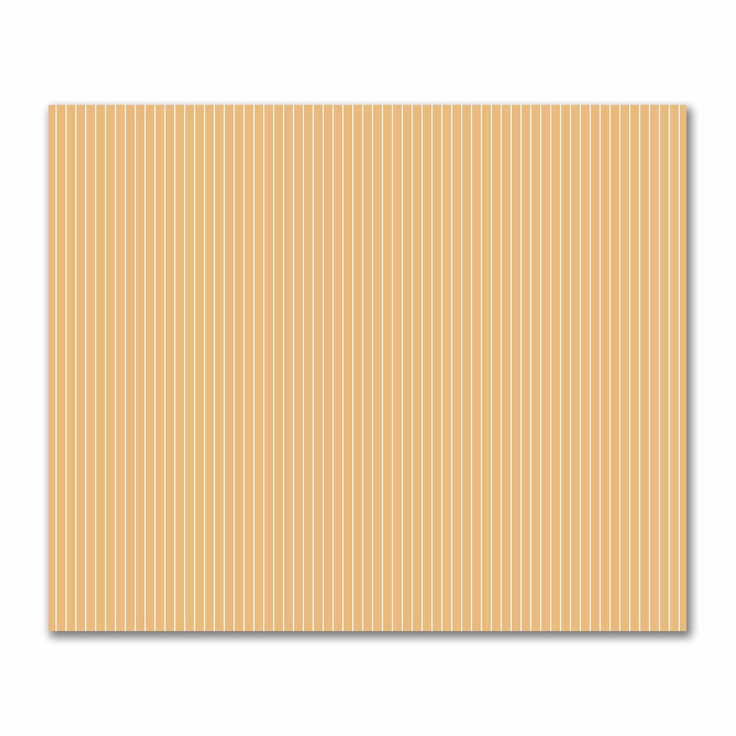 Cotton Sateen Fabric with Fine Off-White Stripes on Orange, FACS-1232-152