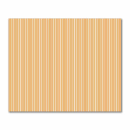 Cotton Sateen Fabric with Fine Off-White Stripes on Orange, FACS-1232-152