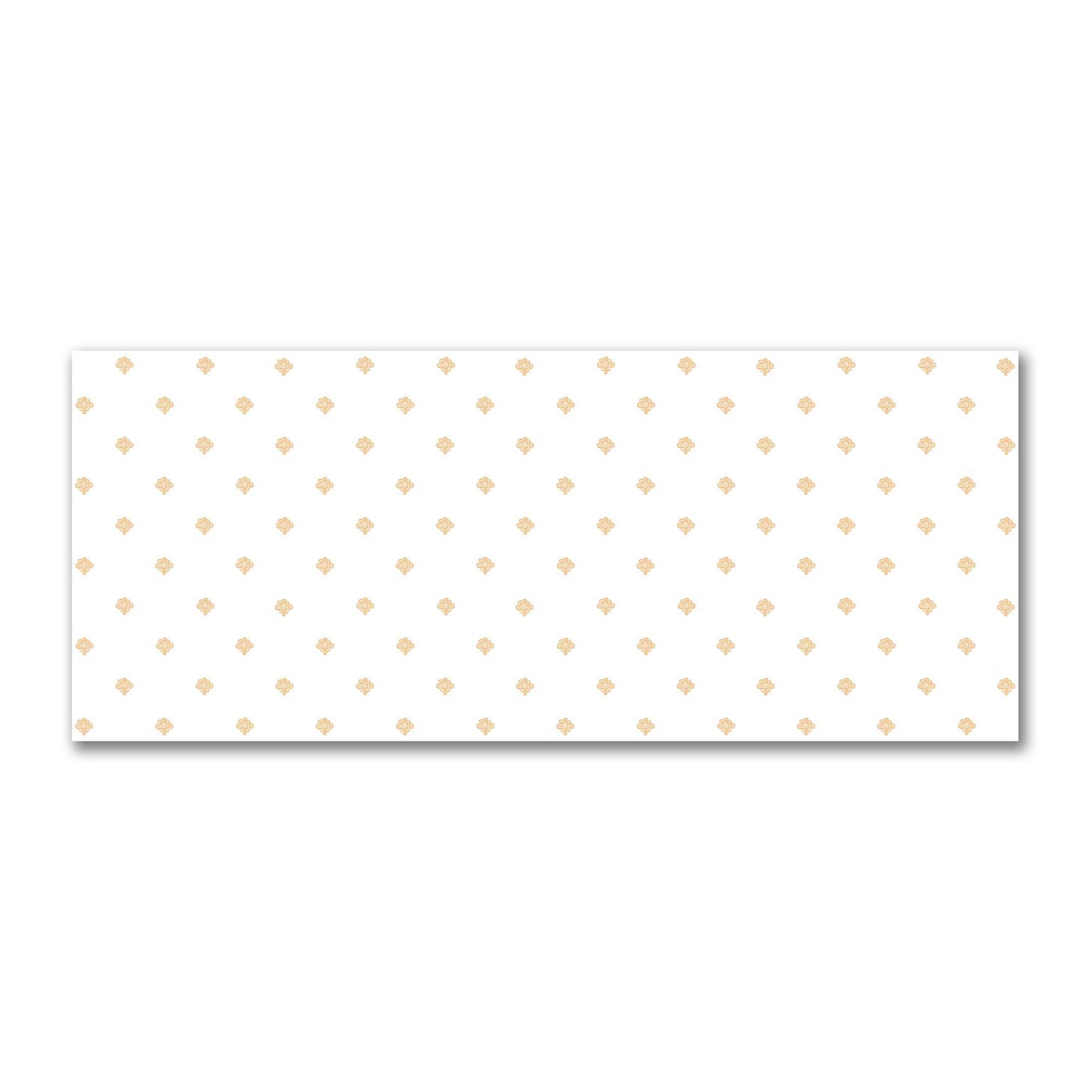 Off-White Cotton Sateen Fabric with Pale Orange Hand-painted Swizzle Motif Print | FACS-1232-171