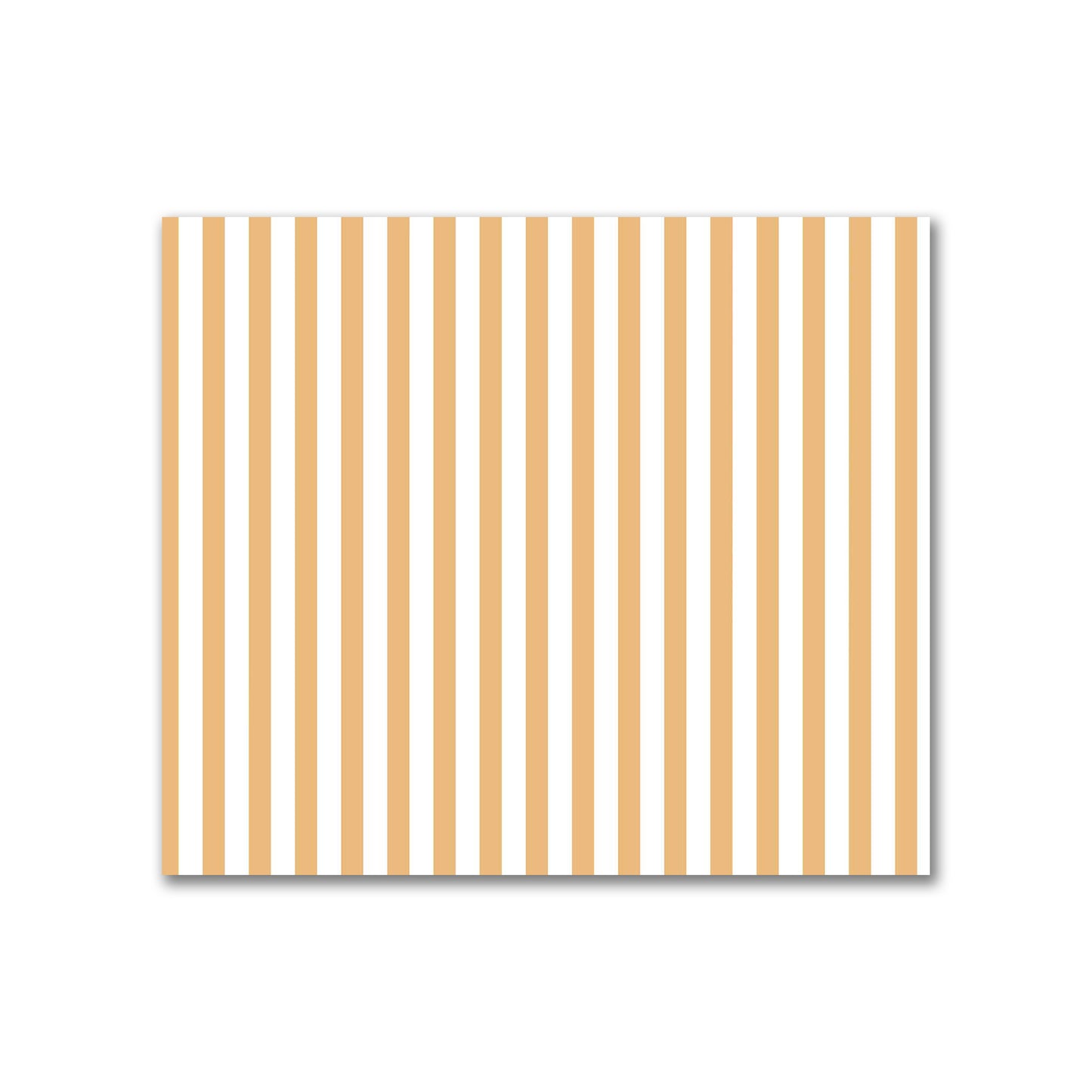 Off-White Cotton Sateen Fabric with Thin Orange Bars, FACS-1232-241
