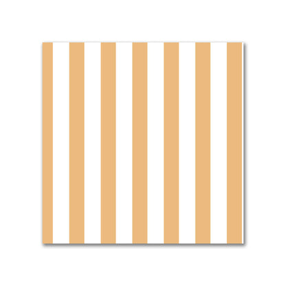 Off-White Cotton Sateen Fabric with Thin Orange Bars, FACS-1232-241