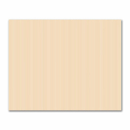 Off-White Cotton Sateen Fabric with Thin Orange Bars, FACS-1232-241
