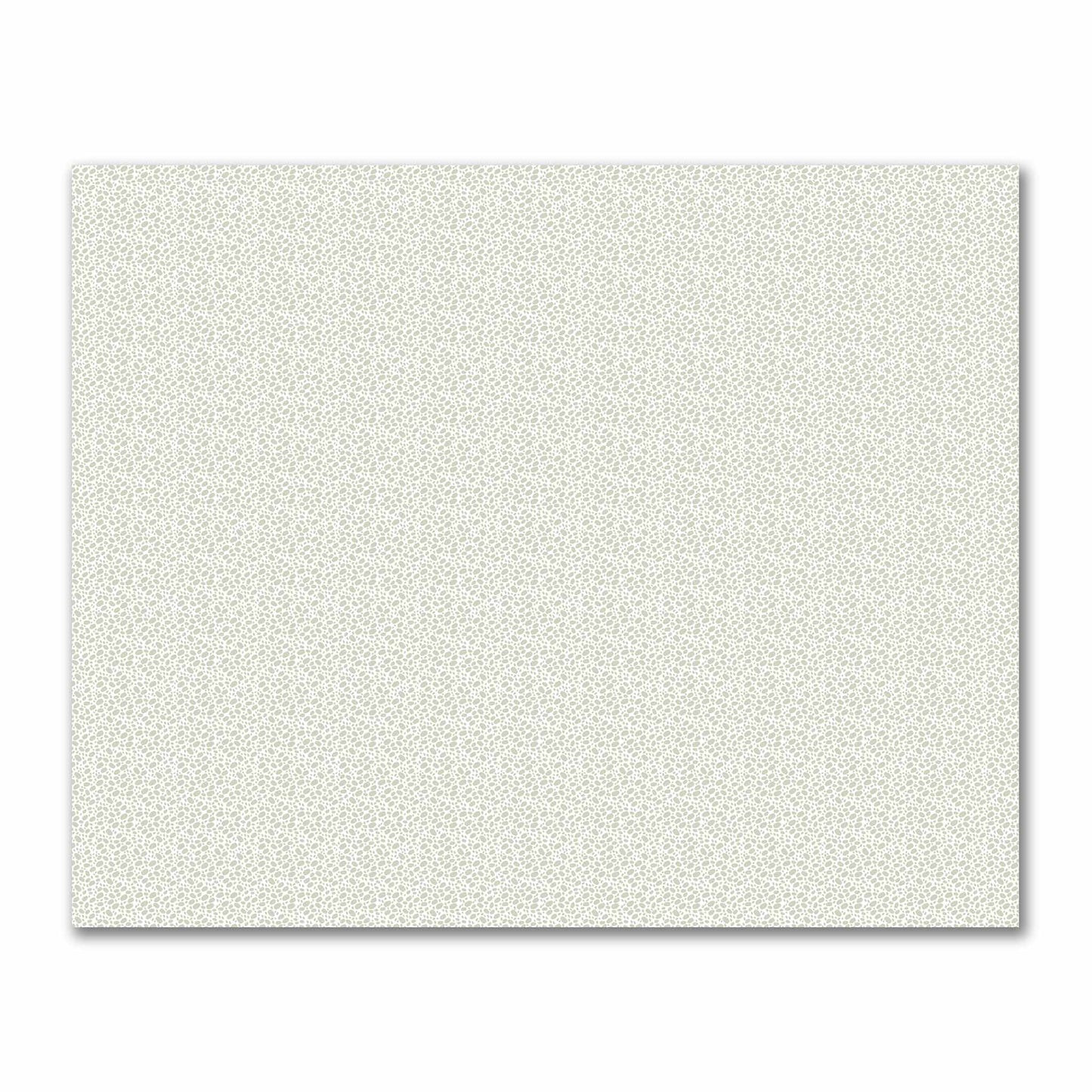 Off-White Cotton Sateen Fabric with Pale Green Hand-painted Dab Motif Print | FACS-1241-092
