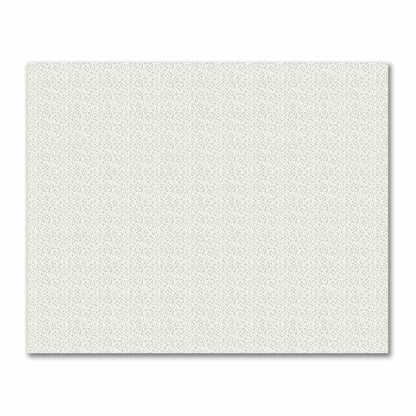 Off-White Cotton Sateen Fabric with Pale Green Hand-painted Dab Motif Print | FACS-1241-092