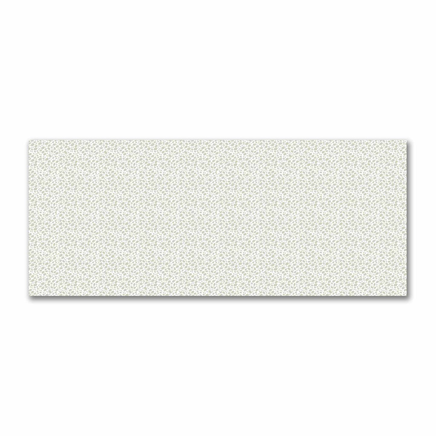 Off-White Cotton Sateen Fabric with Pale Green Hand-painted Dab Motif Print | FACS-1241-092