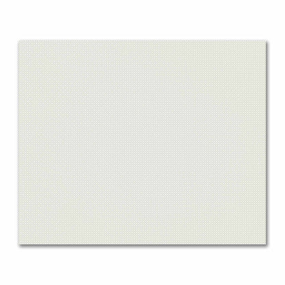 Off-White Cotton Sateen Fabric with Pale Green Repeating Square Motif Print | FACS-1241-122