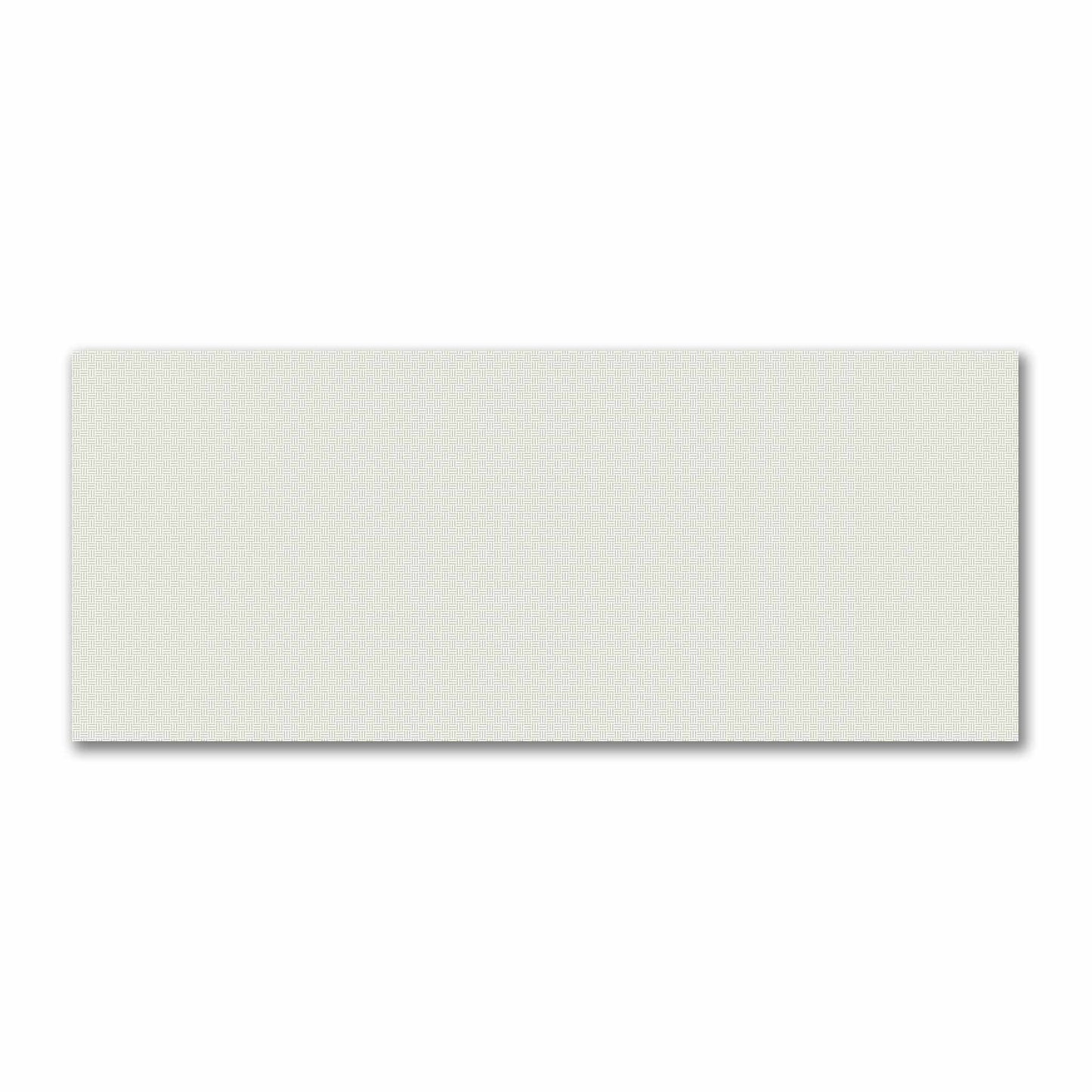 Off-White Cotton Sateen Fabric with Pale Green Double Weave Motif Print | FACS-1241-144