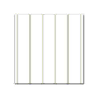 Off-White Cotton Sateen Fabric with Fine Pale Green Stripes, FACS-1241-151