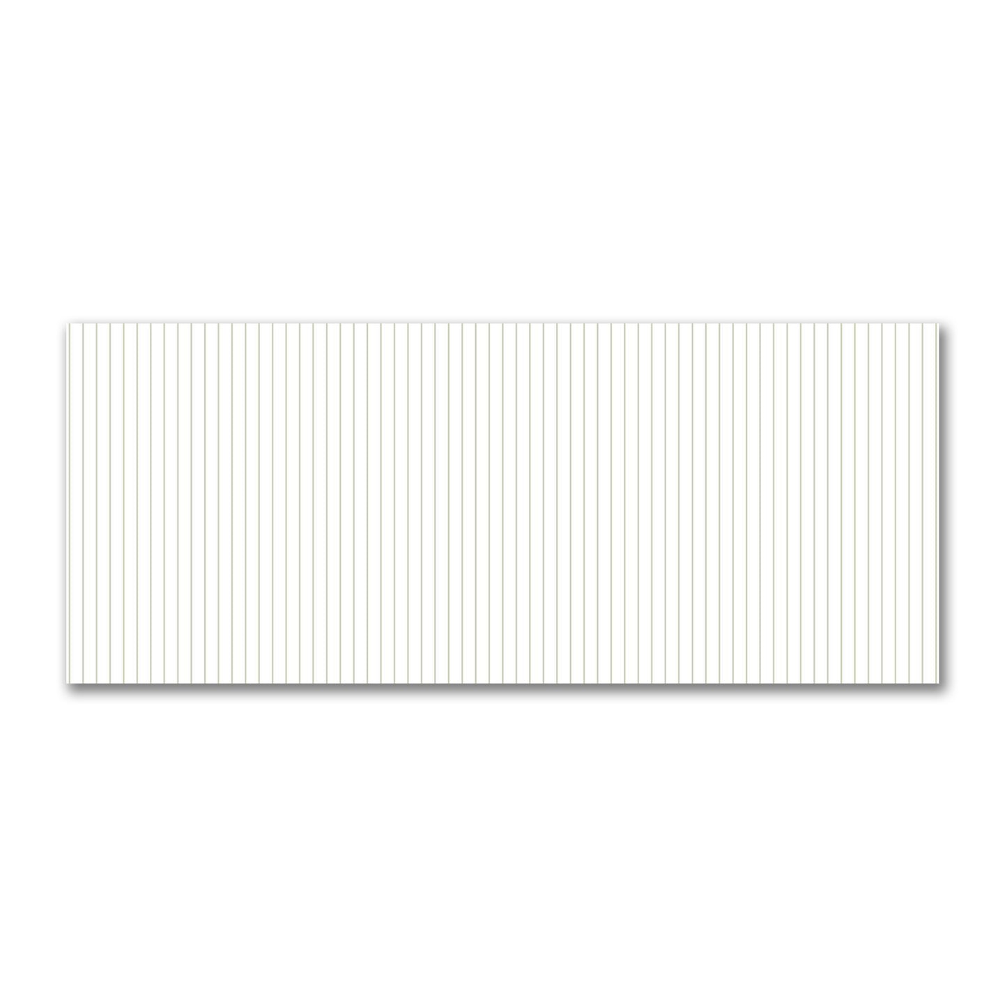 Off-White Cotton Sateen Fabric with Fine Pale Green Stripes, FACS-1241-151