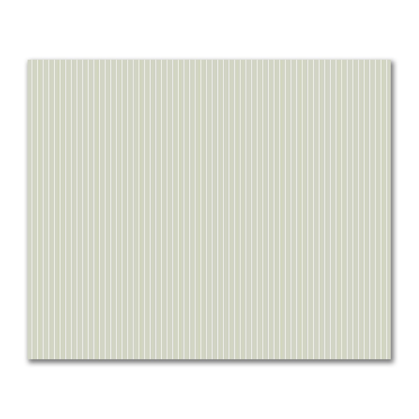 Cotton Sateen Fabric with Fine Off-White Stripes on Pale Green, FACS-1241-152