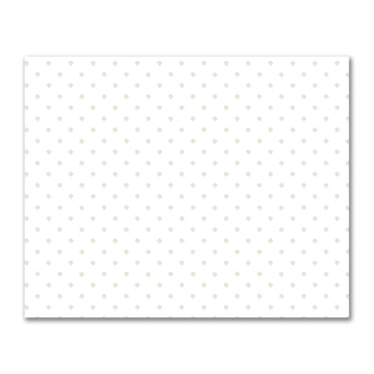 Off-White Cotton Sateen Fabric with Pale Green Hand-painted Swizzle Motif Print | FACS-1241-171