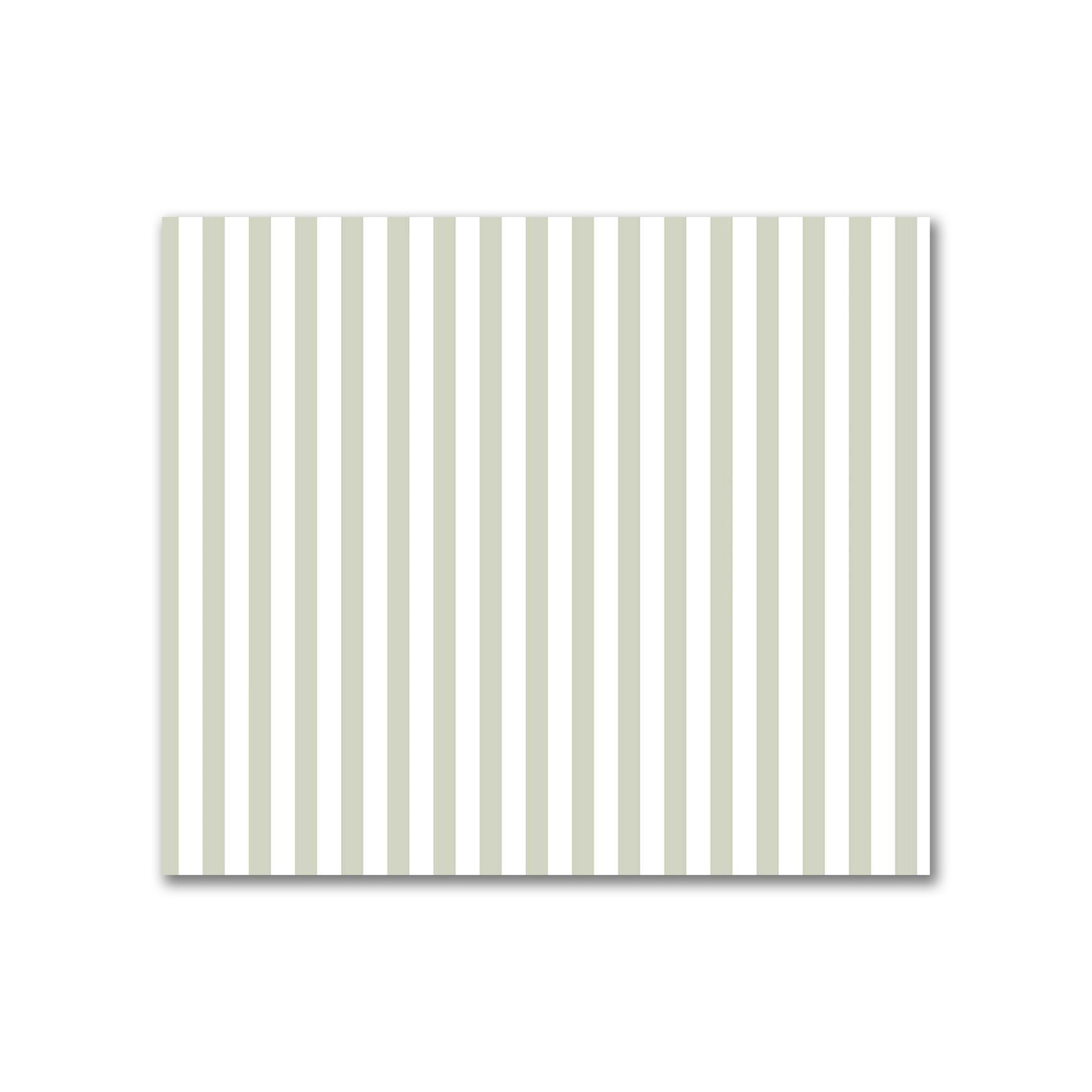 Off-White Cotton Sateen Fabric with Thin Pale Green Bars, FACS-1241-241
