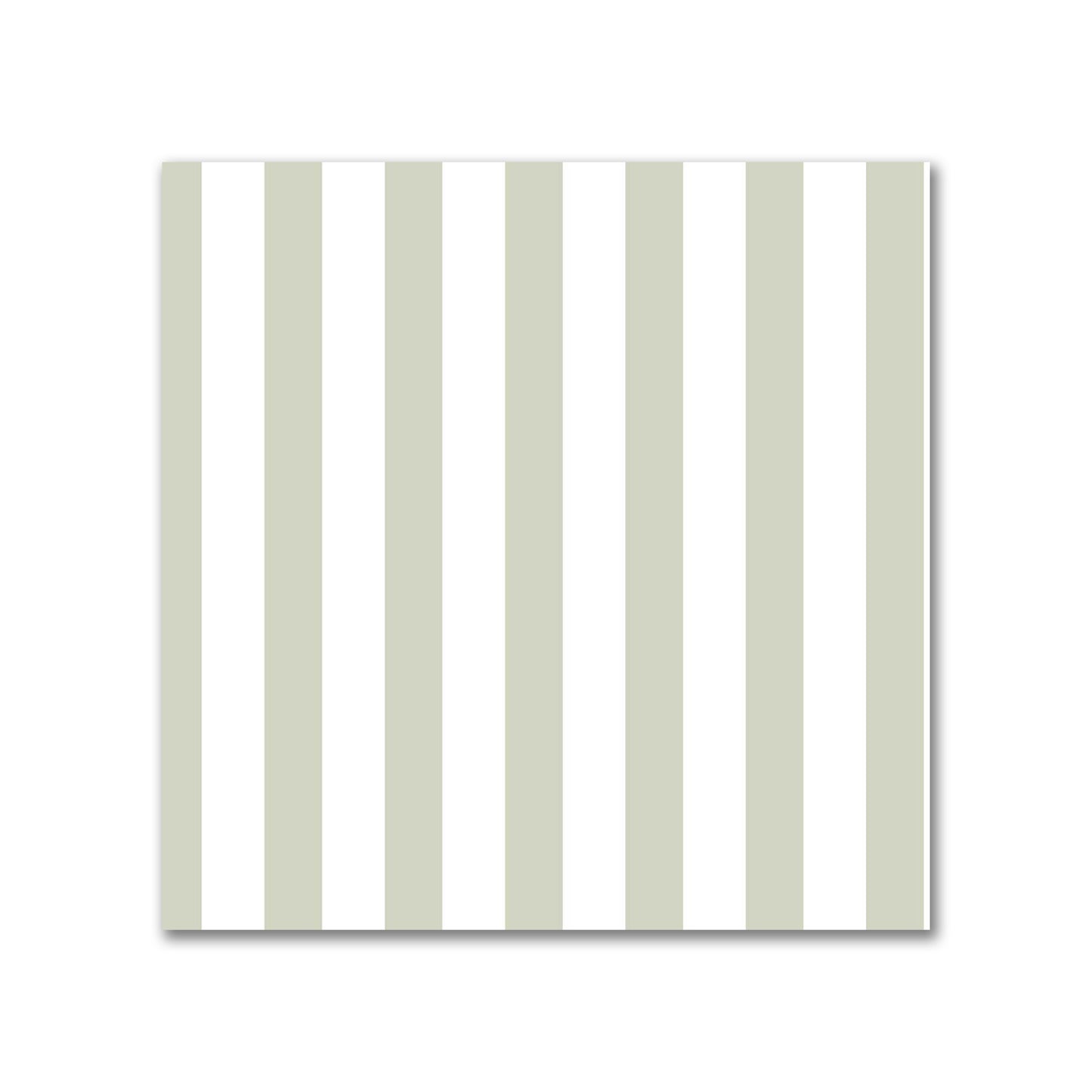 Off-White Cotton Sateen Fabric with Thin Pale Green Bars, FACS-1241-241