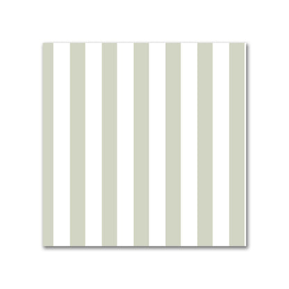 Off-White Cotton Sateen Fabric with Thin Pale Green Bars, FACS-1241-241