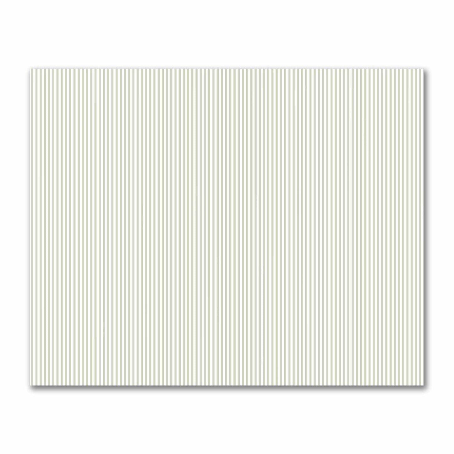 Off-White Cotton Sateen Fabric with Thin Pale Green Bars, FACS-1241-241