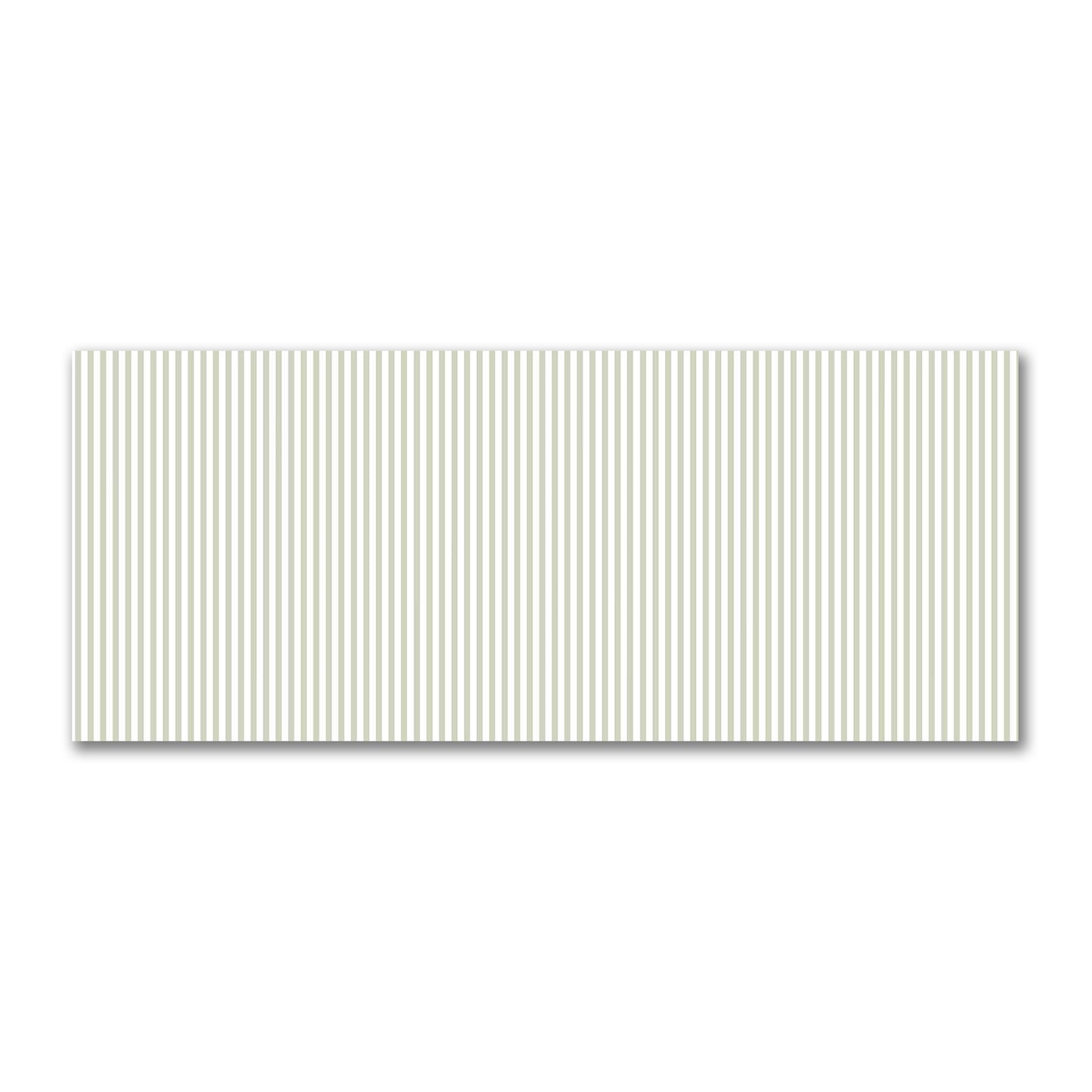 Off-White Cotton Sateen Fabric with Thin Pale Green Bars, FACS-1241-241