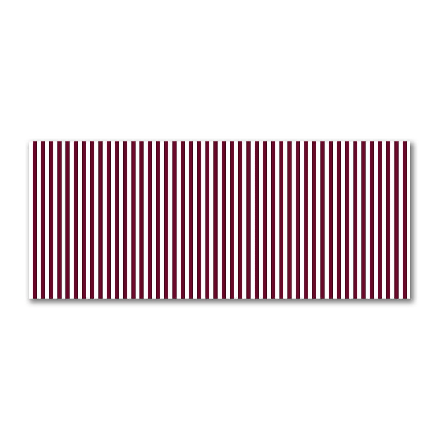 Off-White Cotton Sateen Fabric with Burgundy Red Bars, FACS-1281-051