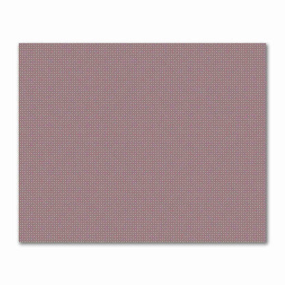 Off-White Cotton Sateen Fabric with Burgundy Red Repeating Square Motif Print | FACS-1281-122