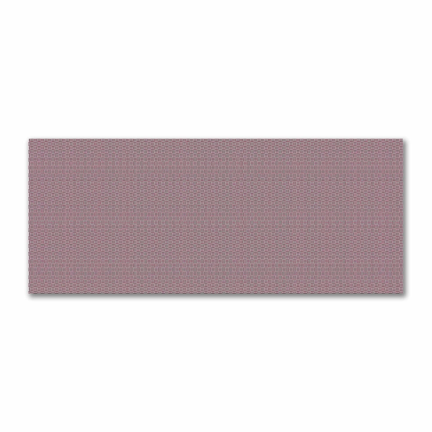 Off-White Cotton Sateen Fabric with Burgundy Red Single Weave Motif Print | FACS-1281-142