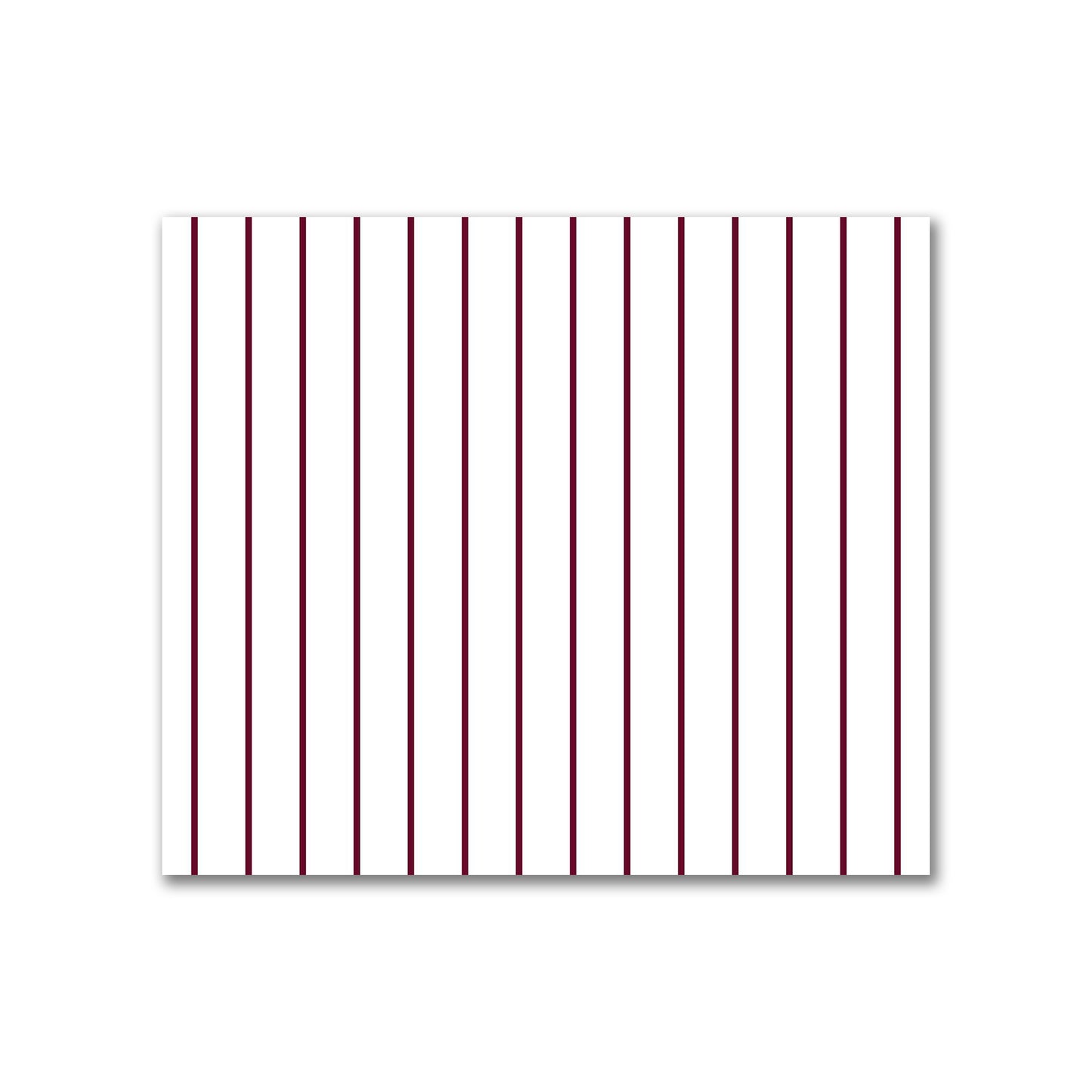 Off-White Cotton Sateen Fabric with Fine Burgundy Red Stripes, FACS-1281-151