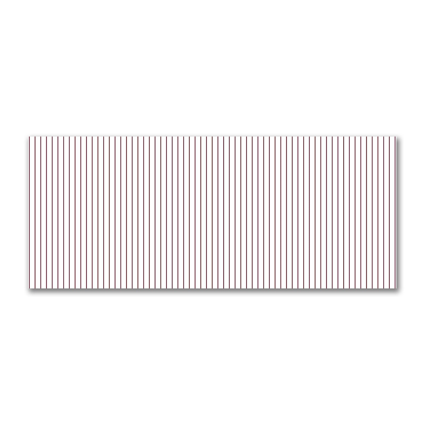 Off-White Cotton Sateen Fabric with Fine Burgundy Red Stripes, FACS-1281-151