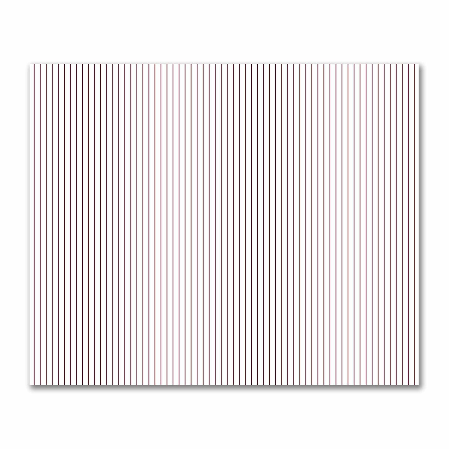 Off-White Cotton Sateen Fabric with Fine Burgundy Red Stripes, FACS-1281-151