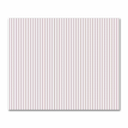 Off-White Cotton Sateen Fabric with Fine Burgundy Red Stripes, FACS-1281-151