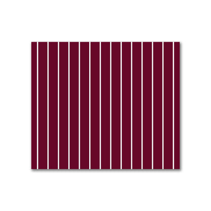 Cotton Sateen Fabric with Fine Off-White Stripes on Burgundy Red, FACS-1281-152
